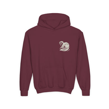 Warmth for Busy Days – Nordic Beaver Youth Hoodie
