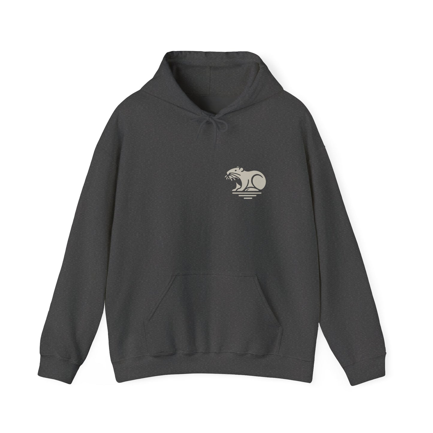 No Drama Warmth – Nordic Beaver Hoodie for daily wear