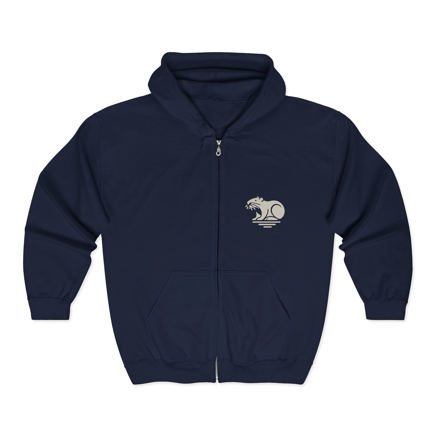 Zip and Go – Nordic Beaver Zip Hoodie