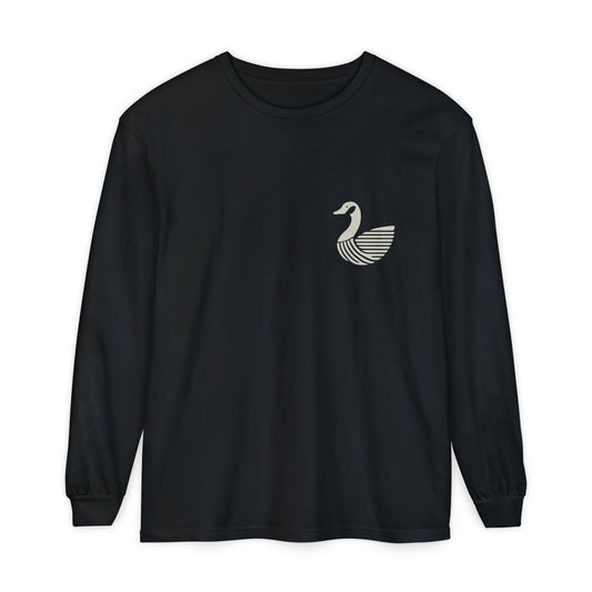 Between Seasons – Nordic Goose Longsleeve that stays comfortable