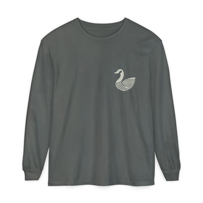 Between Seasons – Nordic Goose Longsleeve that stays comfortable