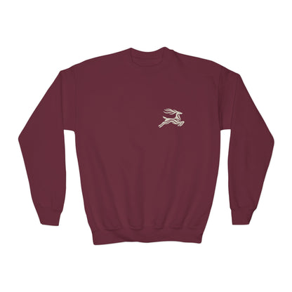 Soft Warmth That Stays – Nordic Deer Youth Sweatshirt