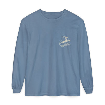 Light Layers, Easy Feel – Nordic Deer Longsleeve
