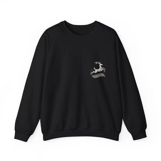 Calm and Comfortable – Nordic Deer Sweatshirt