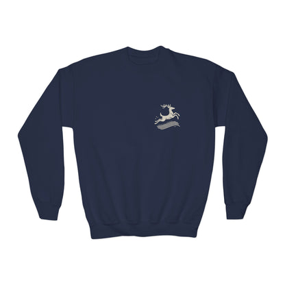 Soft Warmth That Stays – Nordic Deer Youth Sweatshirt
