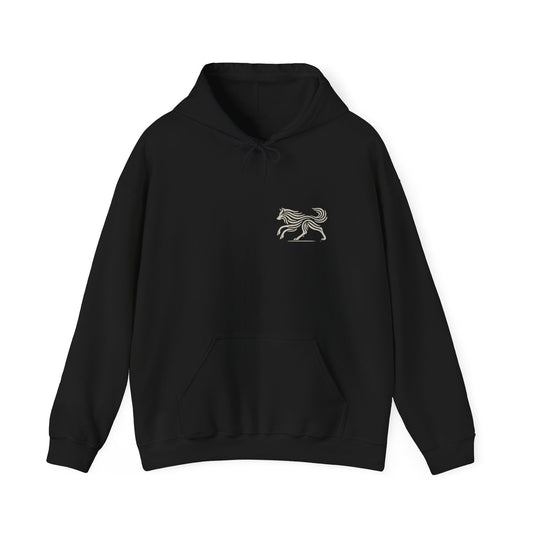 Cold Air Ready – Nordic Wolf Hoodie that holds warmth where it matters