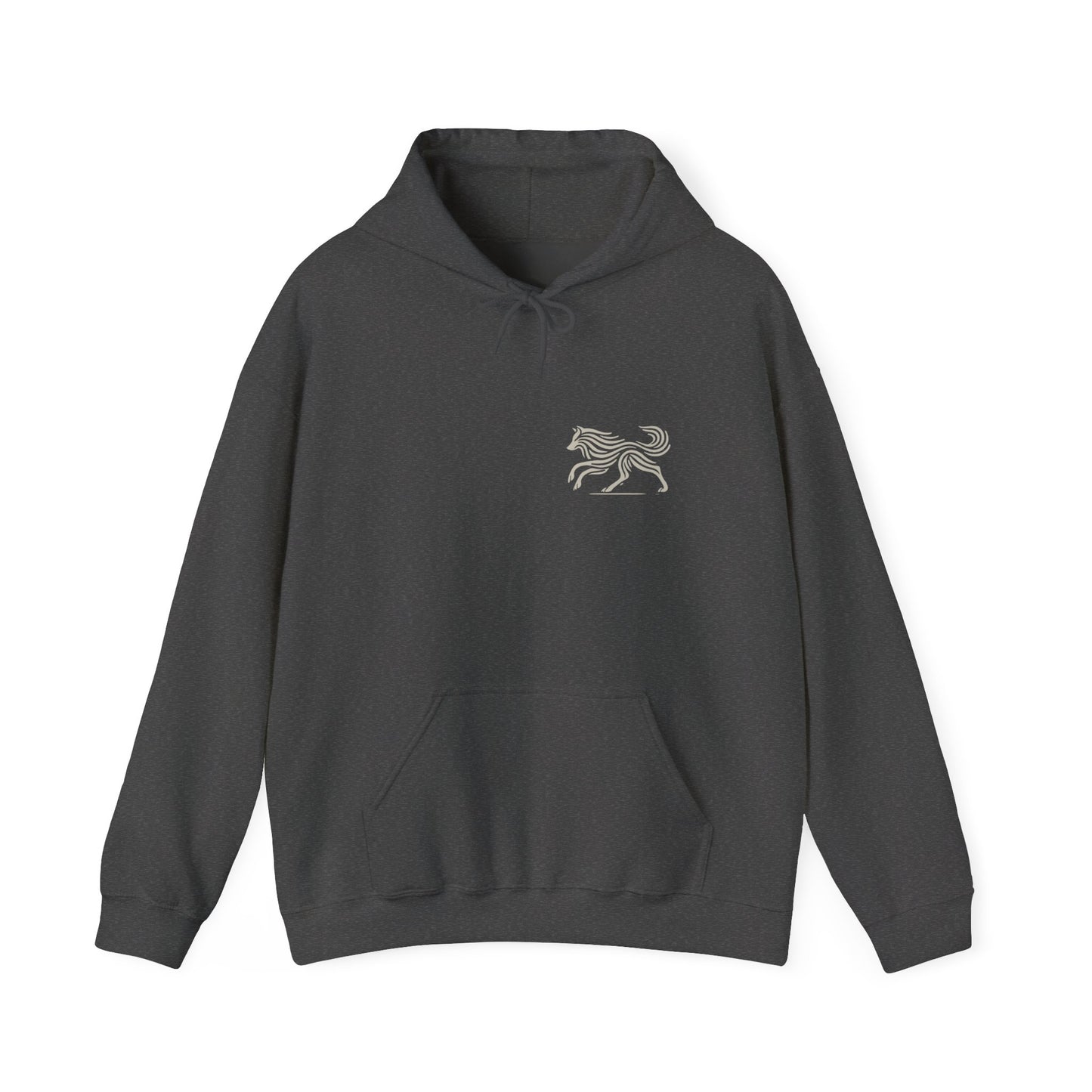 Cold Air Ready – Nordic Wolf Hoodie that holds warmth where it matters