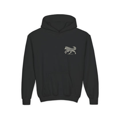 Made for Young Explorers – Nordic Wolf Youth Hoodie