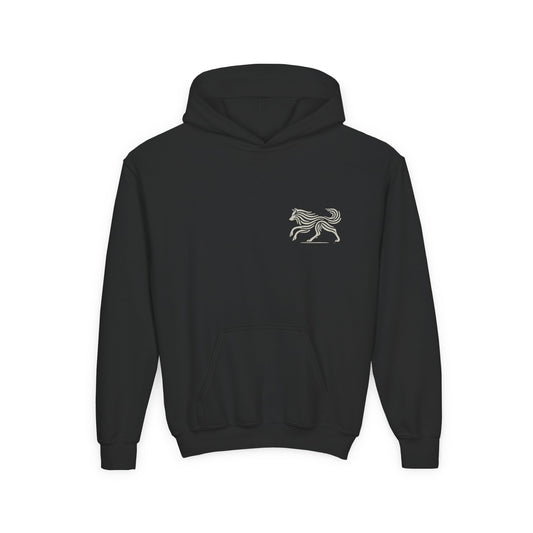 Made for Young Explorers – Nordic Wolf Youth Hoodie