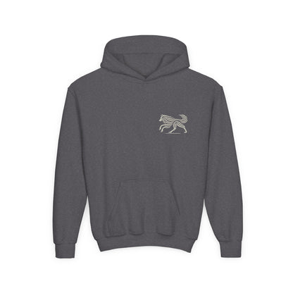 Made for Young Explorers – Nordic Wolf Youth Hoodie
