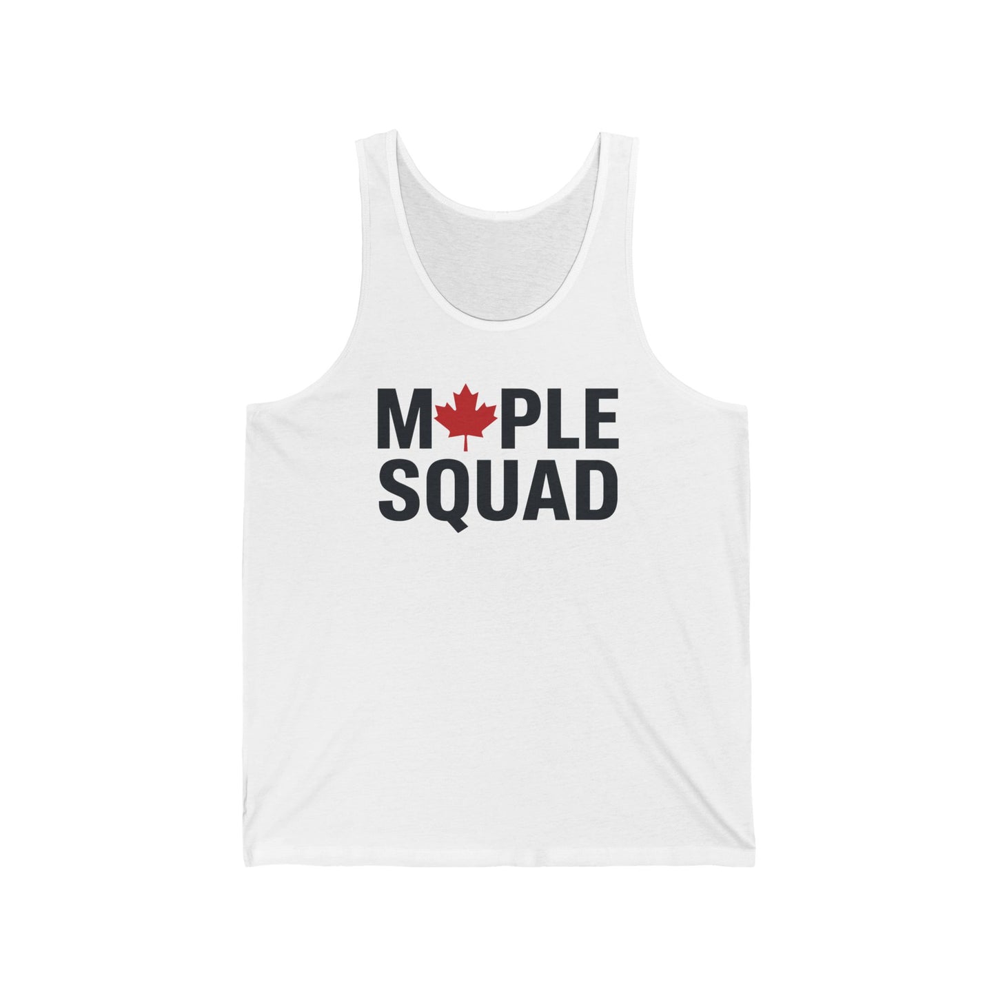 “Maple Squad” Unisex Jersey Tank - Bold Northern Team Vibes