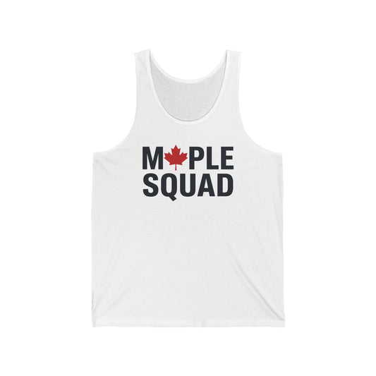 “Maple Squad” Unisex Jersey Tank - Bold Northern Team Vibes