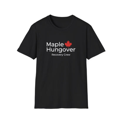 Funny “Maple Hungover” Softstyle Tee - Weekend Survival Uniform