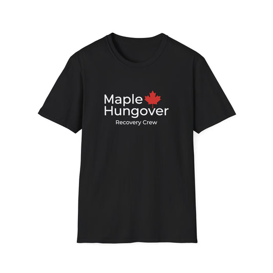 Funny “Maple Hungover” Softstyle Tee - Weekend Survival Uniform