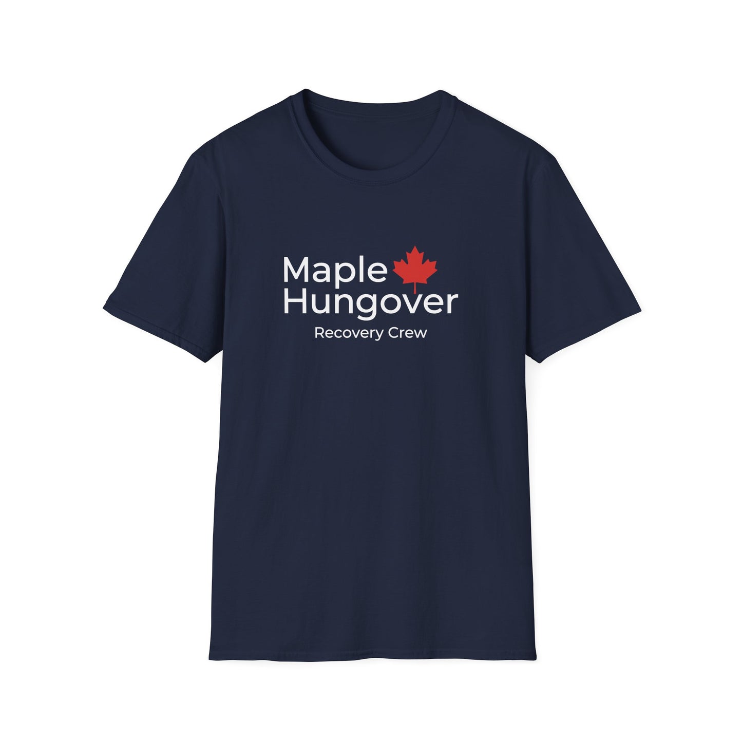 Funny “Maple Hungover” Softstyle Tee - Weekend Survival Uniform