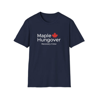 Funny “Maple Hungover” Softstyle Tee - Weekend Survival Uniform