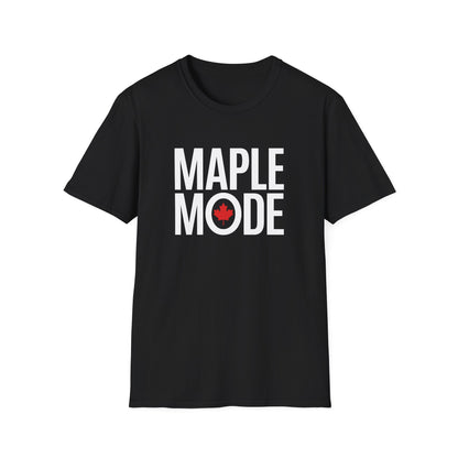 “Maple Mode” Softstyle T-Shirt - Everyday Canadian Streetwear Design