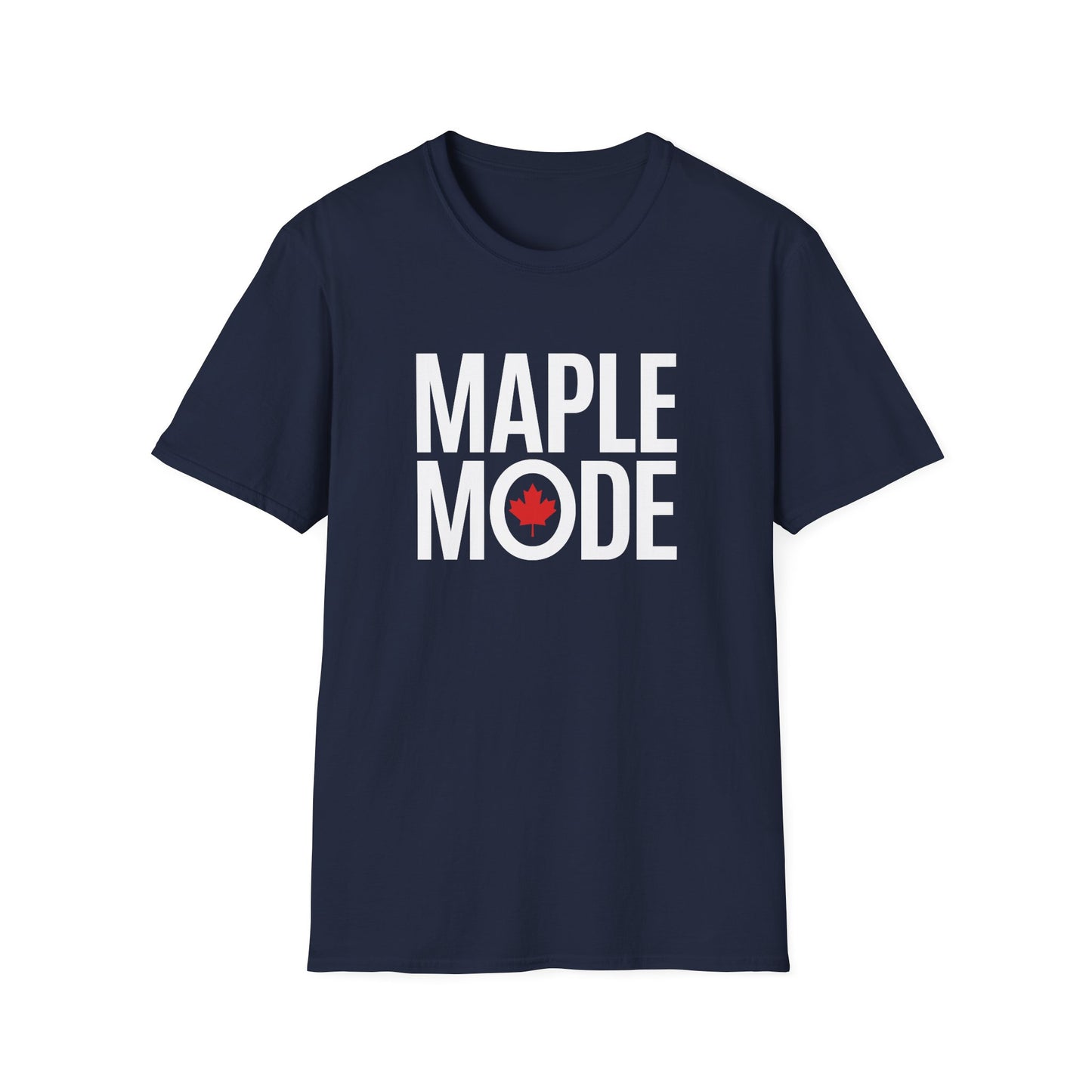 “Maple Mode” Softstyle T-Shirt - Everyday Canadian Streetwear Design