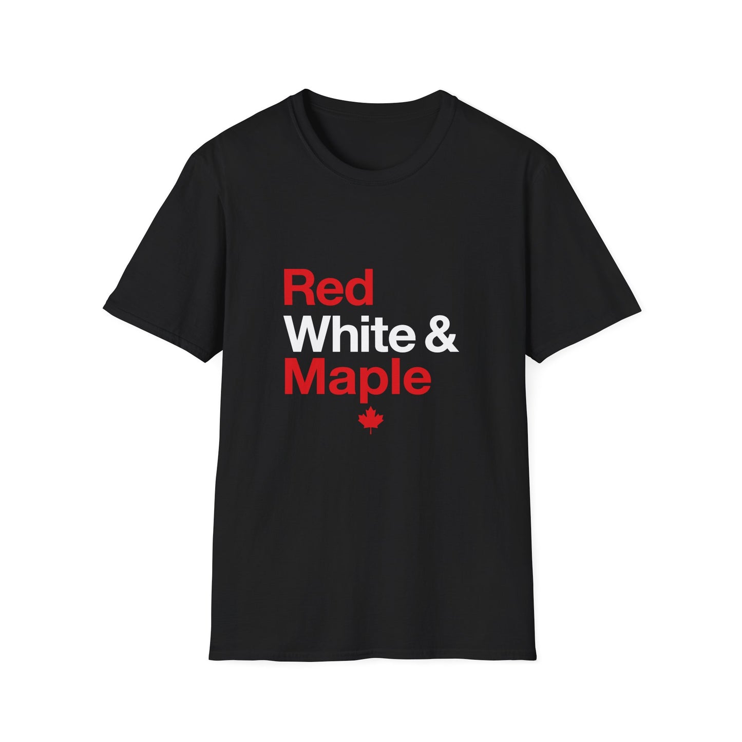 “Red White & Maple” Youth Tee - Fun Canada Pride Graphic Shirt “Red White & Maple” Softstyle Tee - Clean Canadian Pride Shirt