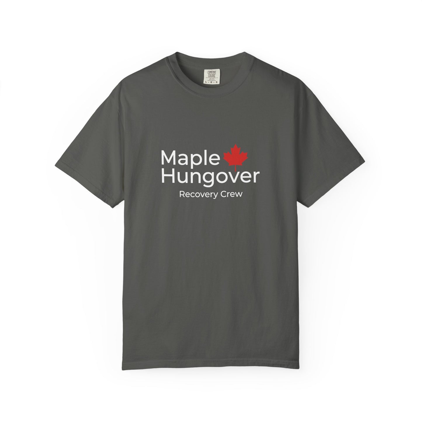 “Maple Hungover Recovery Crew” Vintage Tee - Funny Canada Party Shirt