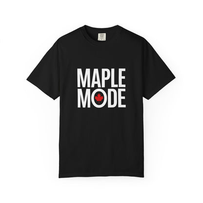 “Maple Mode” Vintage Canada Tee - Bold Minimal Maple Graphic
