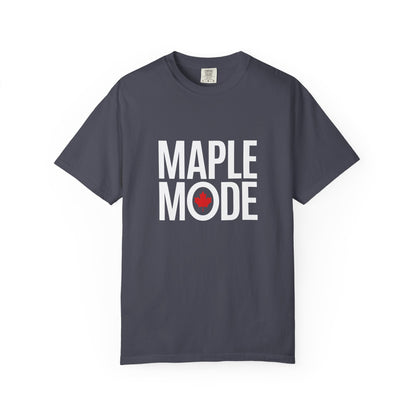“Maple Mode” Vintage Canada Tee - Bold Minimal Maple Graphic