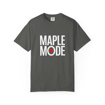 “Maple Mode” Vintage Canada Tee - Bold Minimal Maple Graphic