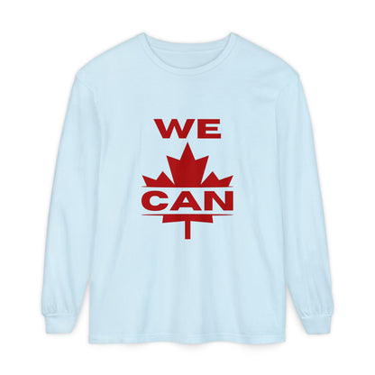 WE CAN Statement Langarmshirt – Auffälliger Print, kanadisches Selbstbewusstsein