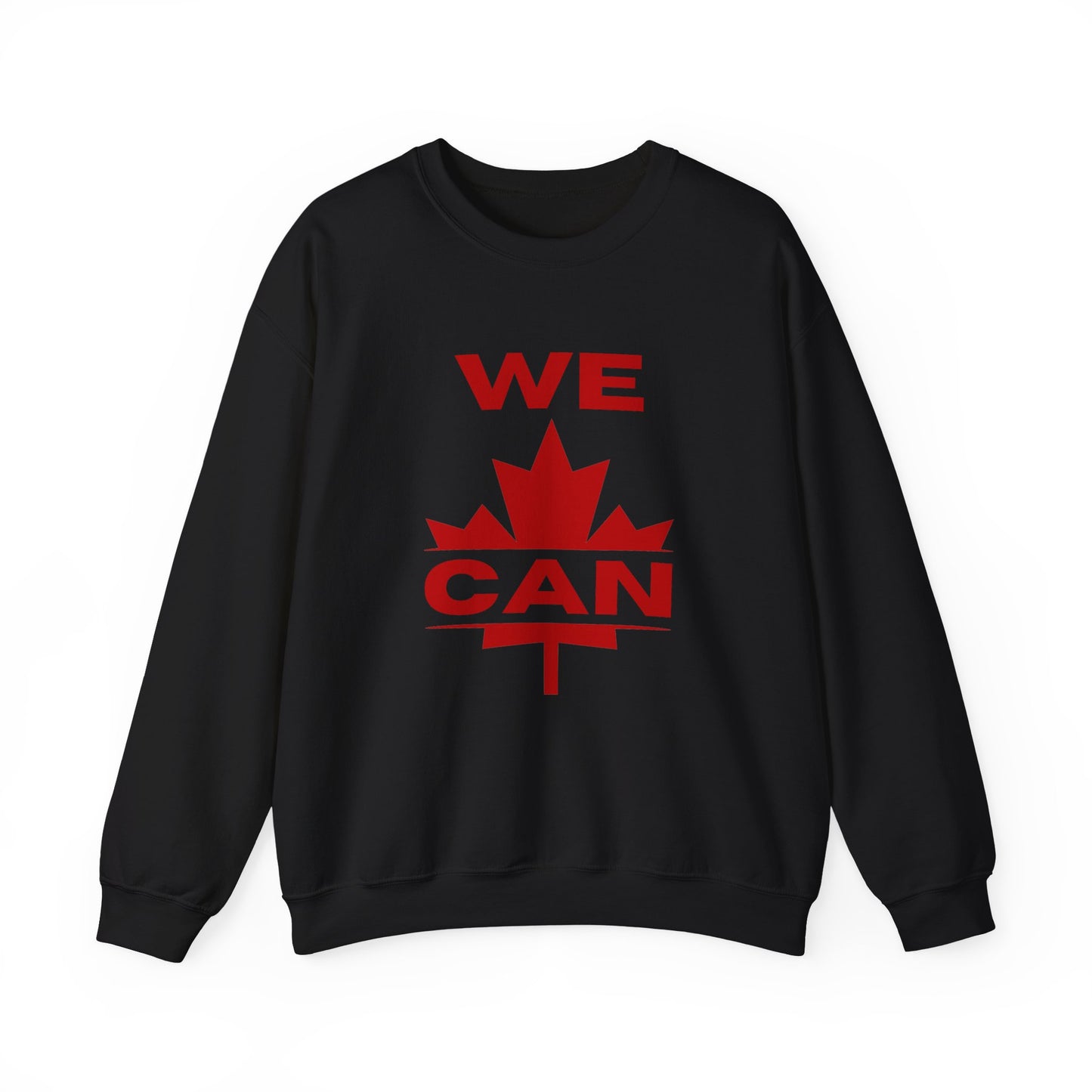 WE CAN Statement Crewneck – Bold Front, Canadian Power