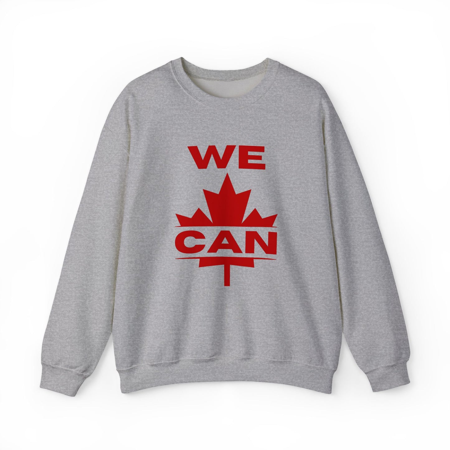 WE CAN Statement Crewneck – Bold Front, Canadian Power