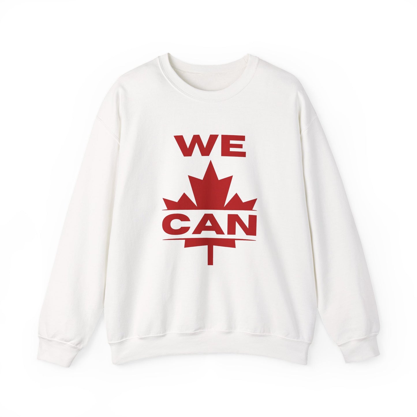 WE CAN Statement Crewneck – Bold Front, Canadian Power