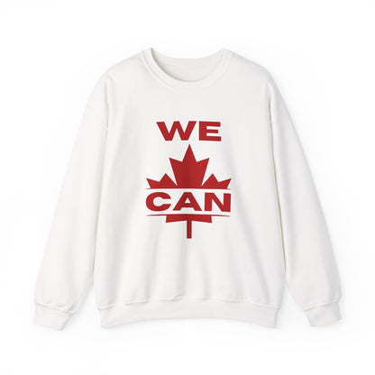 WE CAN Statement Crewneck – Bold Front, Canadian Power