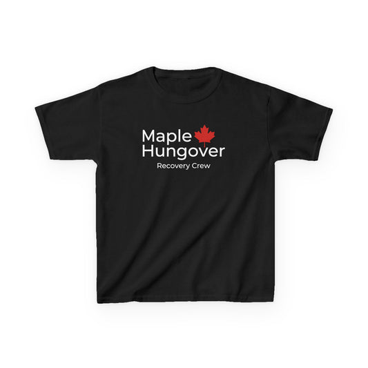 “Maple Hungover” Kids Tee - Funny Maple Graphic Shirt