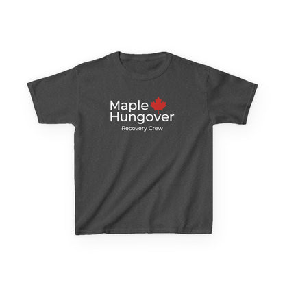 “Maple Hungover” Kids Tee - Funny Maple Graphic Shirt