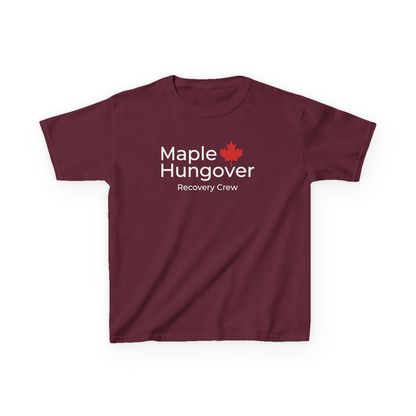 “Maple Hungover” Kids Tee - Funny Maple Graphic Shirt