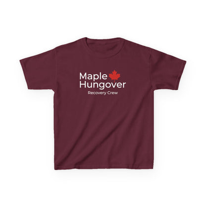 “Maple Hungover” Kids Tee - Funny Maple Graphic Shirt