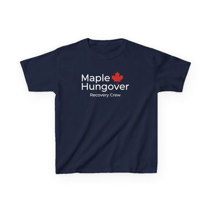 “Maple Hungover” Kids Tee - Funny Maple Graphic Shirt