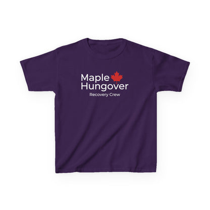“Maple Hungover” Kids Tee - Funny Maple Graphic Shirt