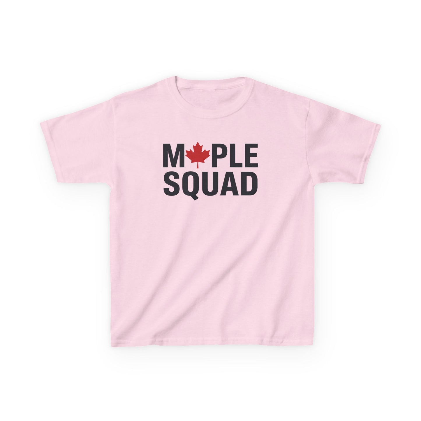 “Maple Squad” Kids Tee - Cool Matching Canada Graphic Shirt