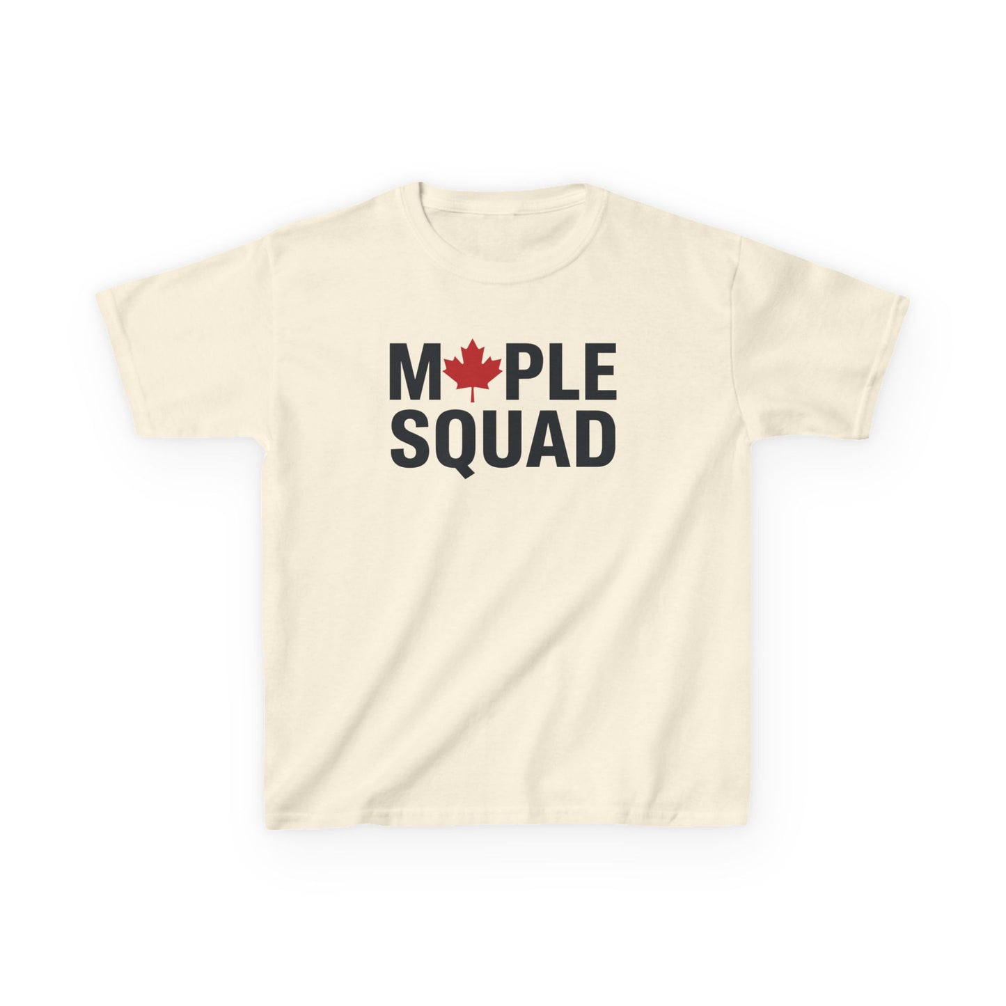 “Maple Squad” Kids Tee - Cool Matching Canada Graphic Shirt
