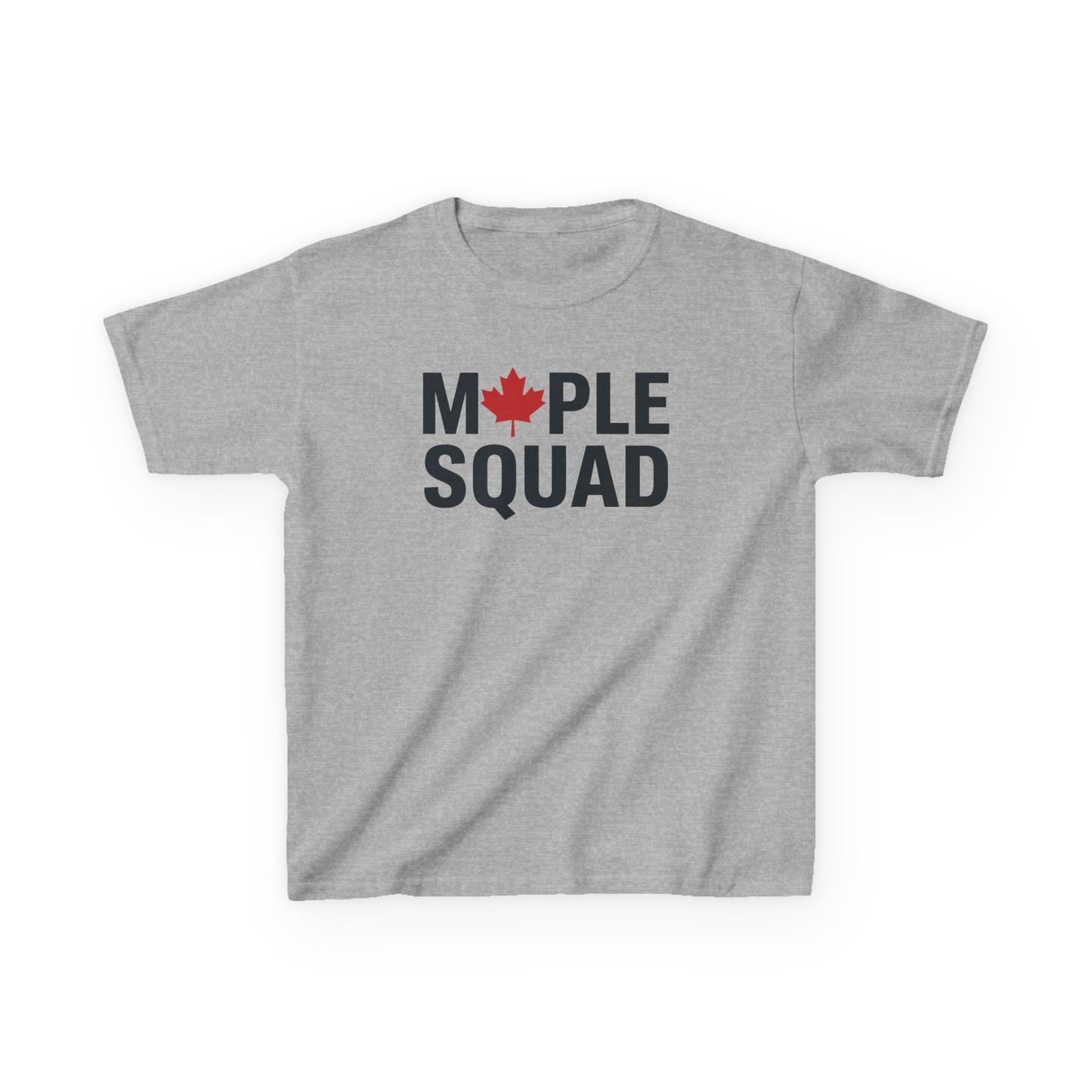 “Maple Squad” Kids Tee - Cool Matching Canada Graphic Shirt