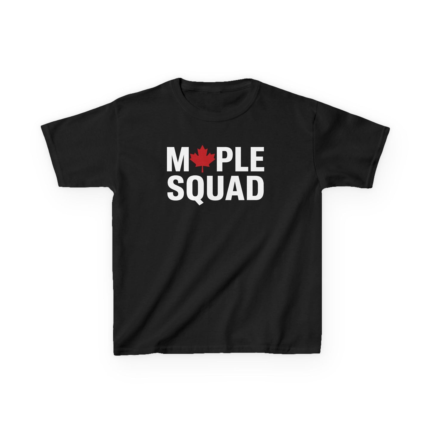 “Maple Squad” Kids Tee - Cool Matching Canada Graphic Shirt