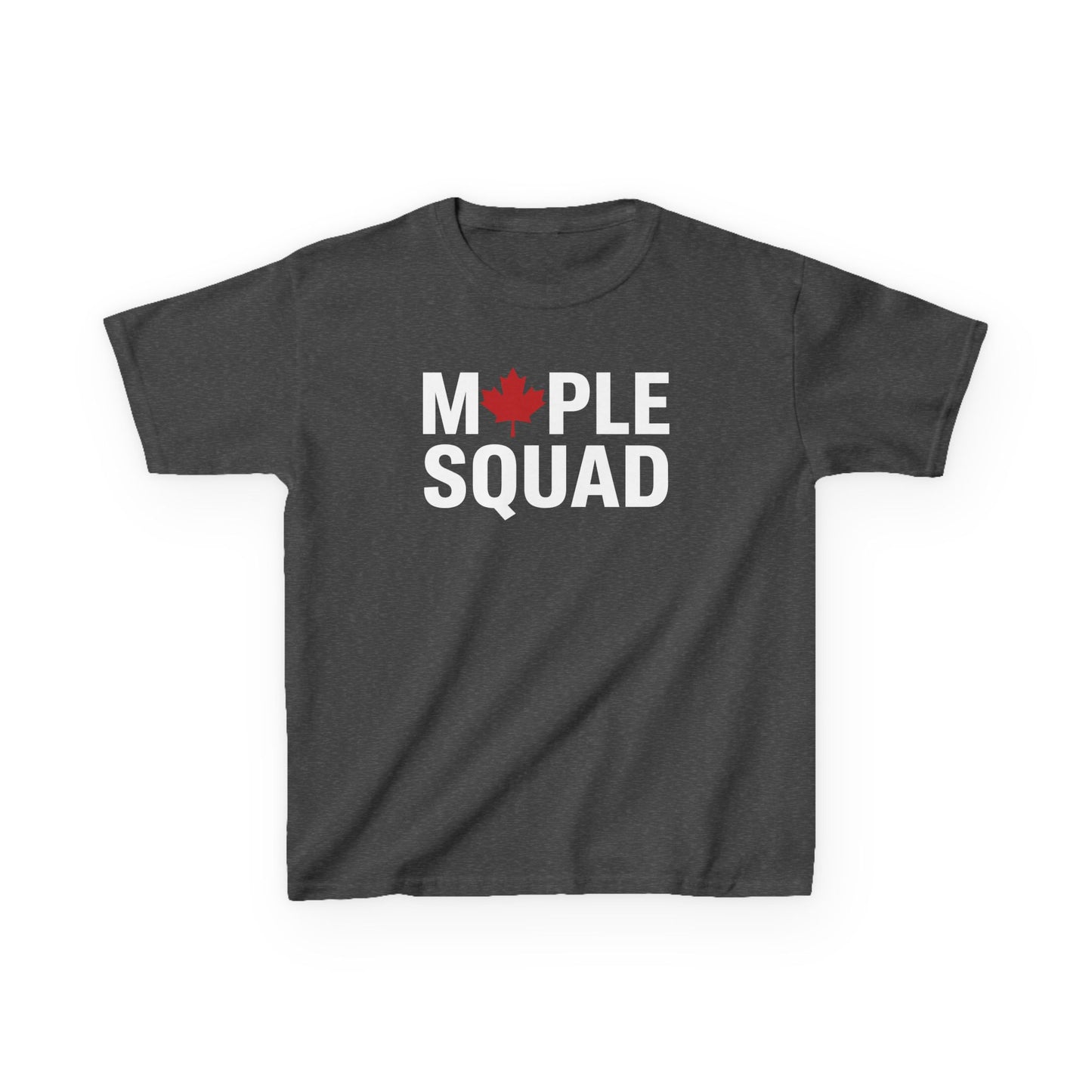 “Maple Squad” Kids Tee - Cool Matching Canada Graphic Shirt
