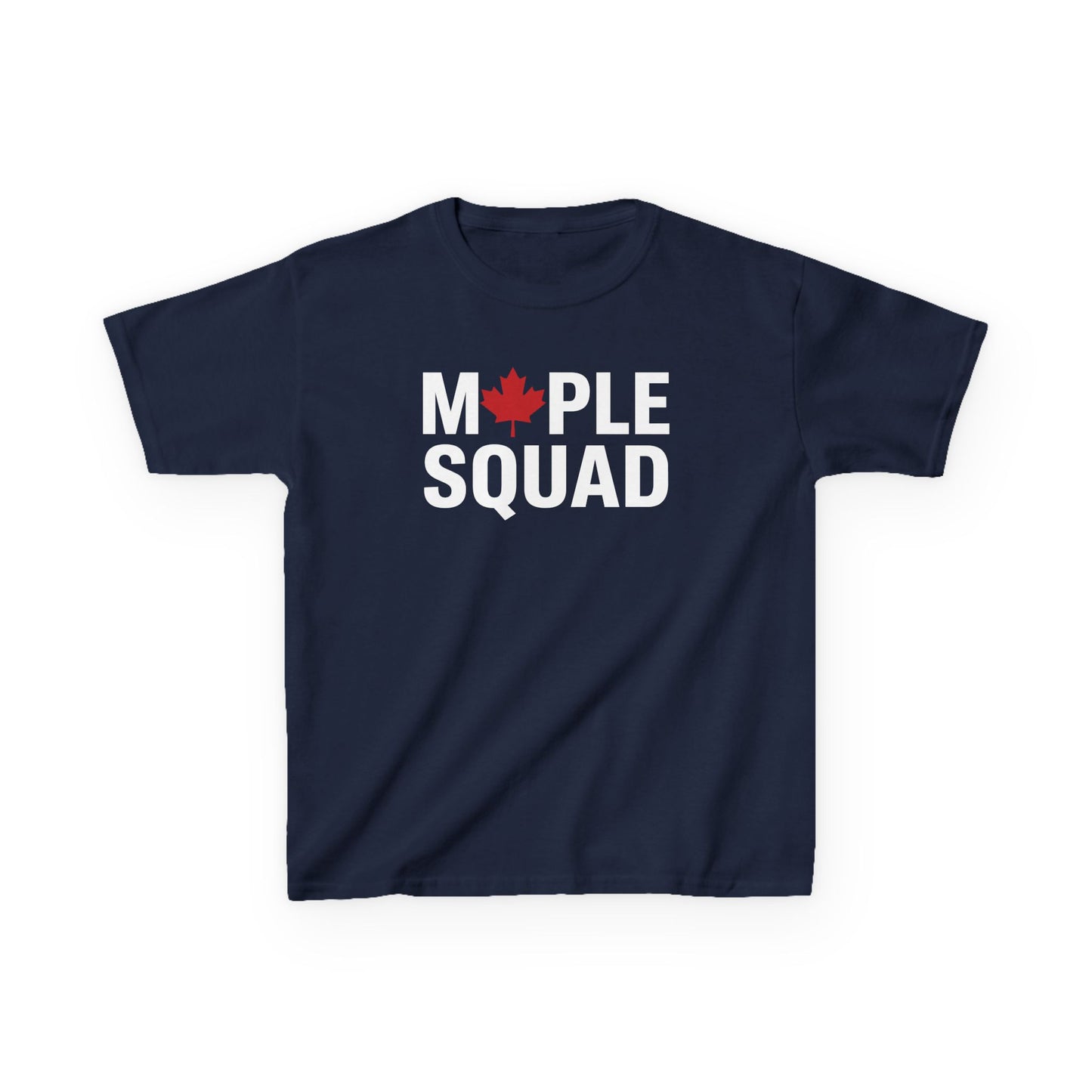 “Maple Squad” Kids Tee - Cool Matching Canada Graphic Shirt