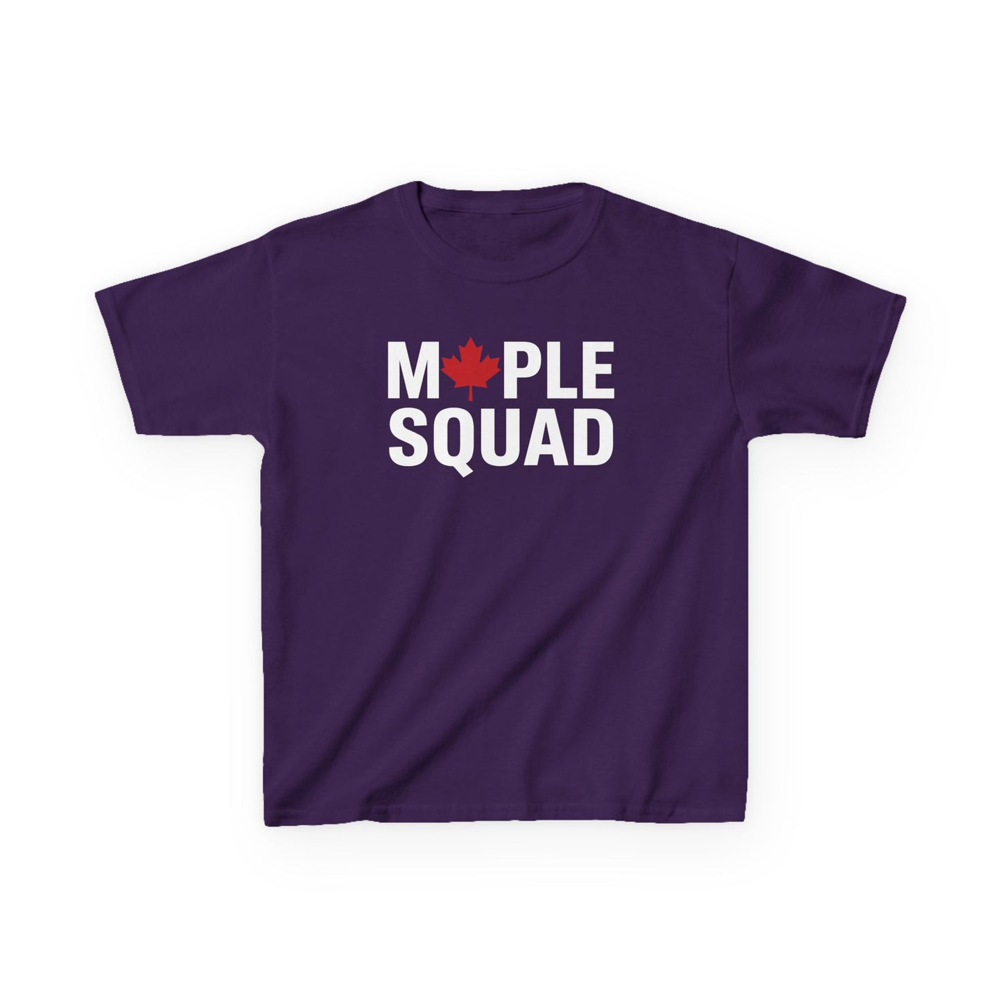 “Maple Squad” Kids Tee - Cool Matching Canada Graphic Shirt