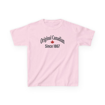 “Original Canadian” Kids Tee - Vintage Canada Inspired Graphic Shirt