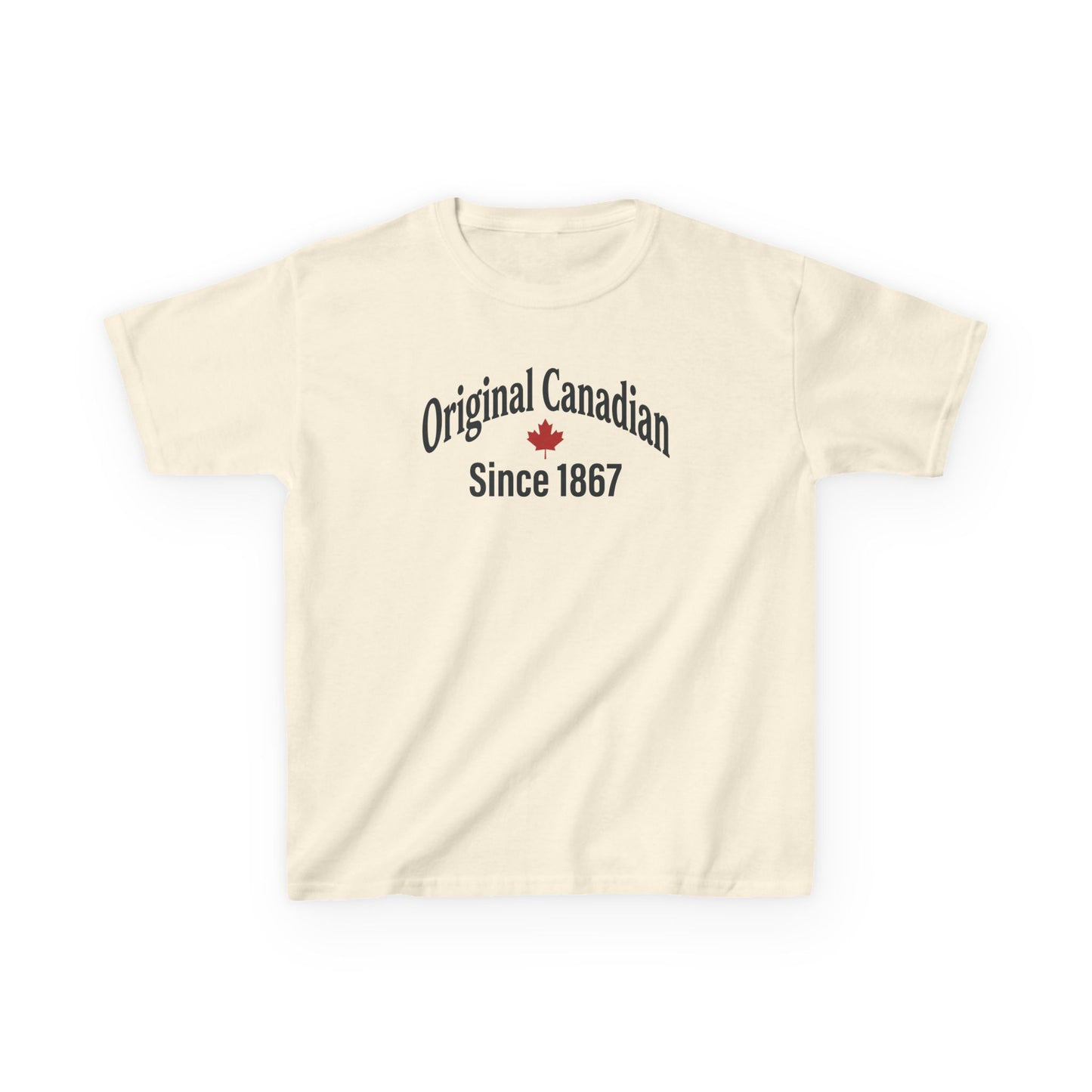 “Original Canadian” Kids Tee - Vintage Canada Inspired Graphic Shirt