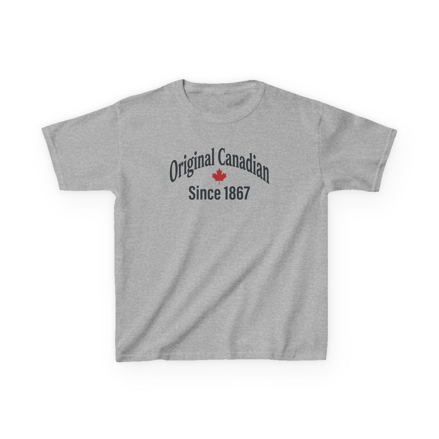 “Original Canadian” Kids Tee - Vintage Canada Inspired Graphic Shirt
