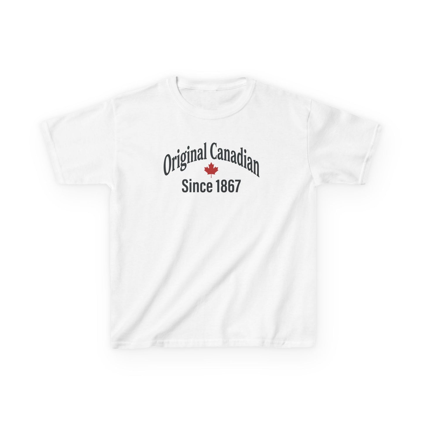“Original Canadian” Kids Tee - Vintage Canada Inspired Graphic Shirt