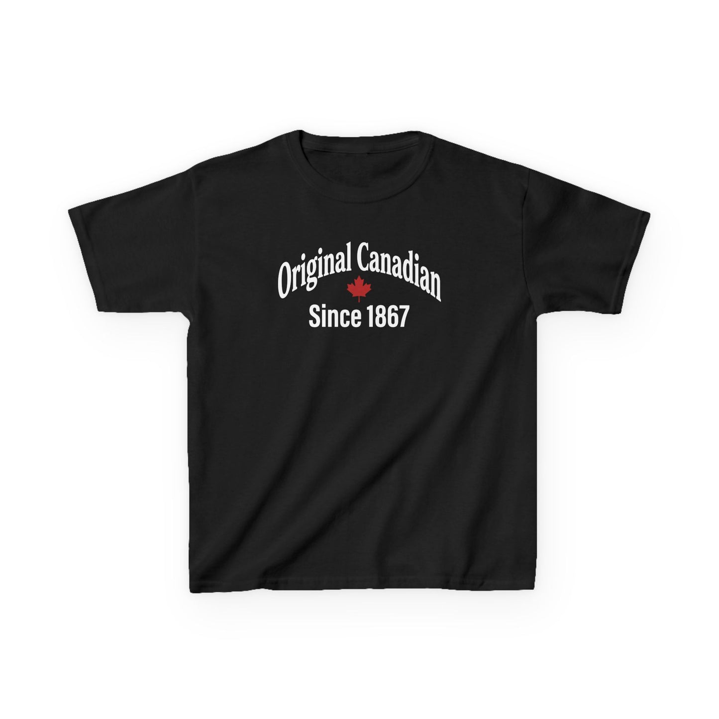 “Original Canadian” Kids Tee - Vintage Canada Inspired Graphic Shirt